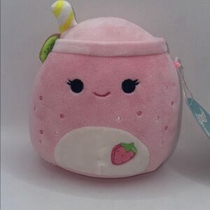 Squishmallow snell strawberry kiwi shake  scented  Plush Toy